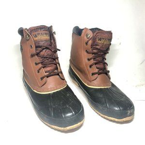 Weather Spirits Mens Duck Boots Brown Black Steel